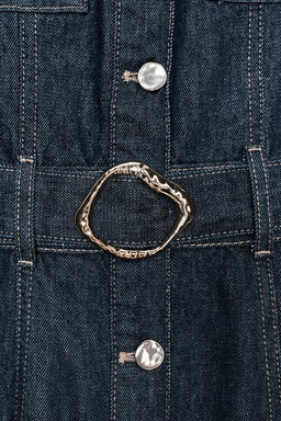 Z1975 DENIM DRESS WITH BELT - Zara фото 8