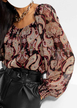 Блузка, черно-красная - Ashley brooke фото 5