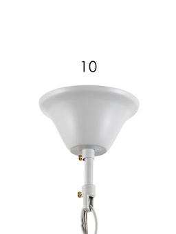 Люстра TR4915/3, 3хE14, 40 Вт, 86×55 см, бело-золотистая