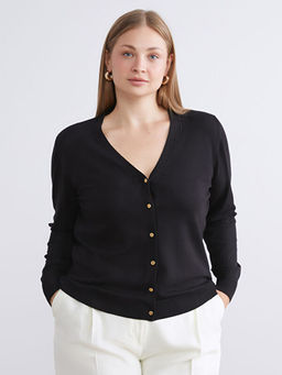 V Yaka Kad?n Triko H?rka