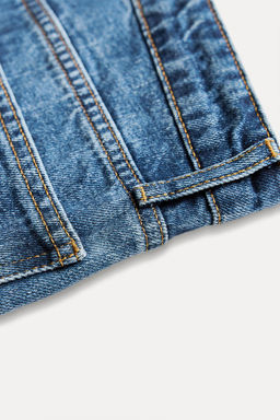 ZW COLLECTION STRAIGHT-LEG MID-RISE JEANS - Zara фото 9