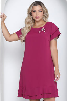 Платье П-2201/9 Цвет:фуксия - Леди агата фото 2