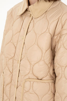 Женское песочное пальто - U.s. polo assn фото 7