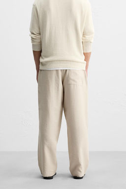 LYOCELL BLEND TROUSERS - Zara фото 11