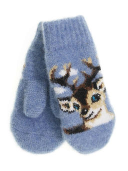 Варежки детские круговые "Оленёнок" 0514-1