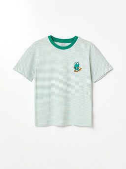 Rahat Kal?p Bisiklet Yaka Tok Kuma? Erkek ?ocuk Ti??rt