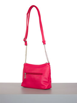 LACCOMA сумка Амелия-24-L815-маджента эко кожа хлопок  фото 2