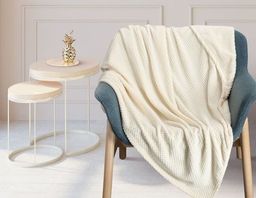 Покрывало-плед КОРАЛ-флис жаккард Суфле 150*200 см.