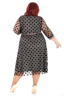 Праздничное платье больших размеров - Almond фото 3