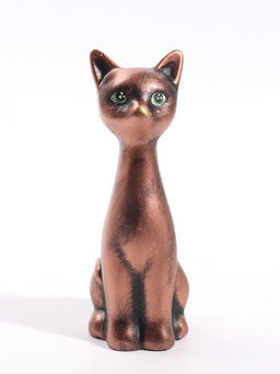 Фигурка "Кошка-Нефертити" 6,5х18 см, цвет бронза