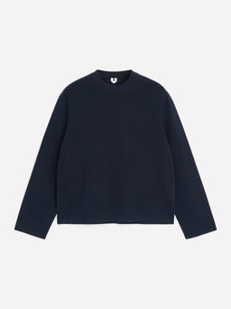 Jersey relaxed fit en mezcla de algod?n