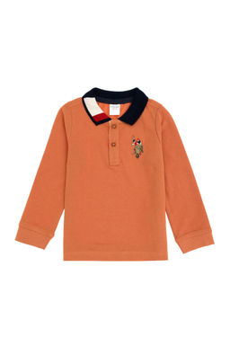 Erkek Bebek Kiremit Basic Sweatshirt