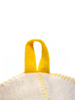 Шапка для бани и сауны Матрешка в очках, полиэфир, шерсть, белая - Simaland фото 5