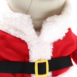 Новогодний костюм для собак Клаус, размер M (ДС 30, ОГ 40 см) - Пижон фото 7