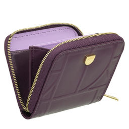 Итальянский кожаный кошелек для карт DuDu серии Hokkaido | темно-фиолетовый - Dudubags фото 3