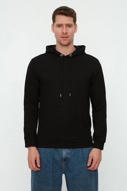 TRENDYOL MAN Mavi Regular/Normal Kesim Kapusonlu Uzun Kollu Sweatshirt TMNAW20SW0162 - Trendyolmilla фото 16