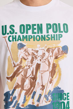 Erkek Comfort Fit Bisiklet Yaka Beyaz Ti__rt - U.s. polo assn фото 7