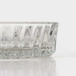 Сахарница ZARRIN, 300 мл, d=13 см, h=11 см, стекло, прозрачная