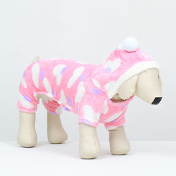 Комбинезон Любовь с капюшоном, размер S (ДС 25 см, ОГ 35 см, ОШ 25 см), розовый - Simaland фото 14