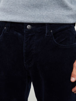 Утепленные мужские вельветовые брюки прямого кроя на флисе - Mossmore фото 20