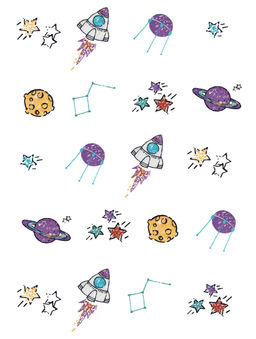 Набор для вышивания PANNA Живая картина JK-2281 Паттерн. Космос 20.5 х 30 см