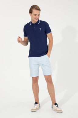 U. S. Polo Assn Мужские голубые тканые шорты