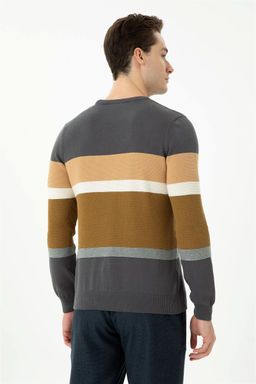 Мужской свитер антрацитового цвета - U.s. polo assn фото 12