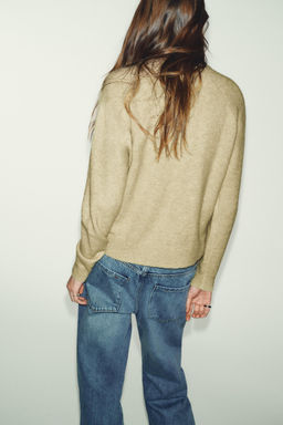 JUMPER WITH WOOL AND ALPACA - Zara фото 12