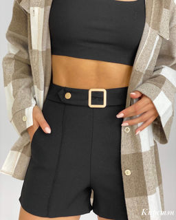 Шорты Кирстэн (черный) - Nadi bordo фото 2