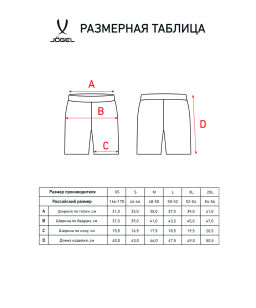 Шорты компрессионные JOGEL CAMP PerFormDRY Tight Short JBL-1300-071, синий/белый  фото 6