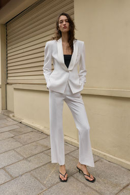 BLAZER SMOKING / Blanco roto