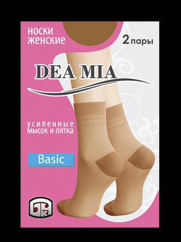 Цена за 2 пары Носки полиамидные Conte elegant бронза