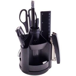 Канц. набор OfficeSpace "Минидеск" (SS153_3179/205590) 10 предм., черный