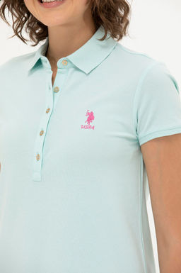 U. S. Polo Assn Женское трикотажное платье зеленого цвета - U.s. polo assn фото 6