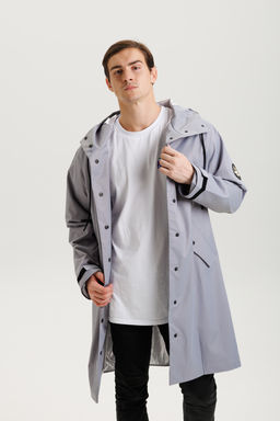 Плащ-дождевик (серый)