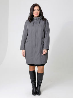 24135 Плащ графитовый - Dizzyway фото 2