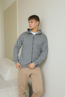 С НАЧЁСОМ Толстовка мужская футер 3х нитка качества ПЕНЬЕ - Knitka wear фото 4