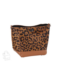 Сумка женская кожаная 3632VG leopard brown Vitelli Grassi в Новосибирске