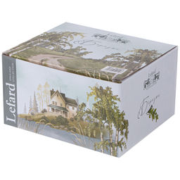 ЧАЙНЫЙ НАБОР LEFARD БЕРЕЗКИНА 2 ПЕР. 4 ПР. 300 МЛ НА ДЕРЕВ. БЛЮДЦЕ  фото 2