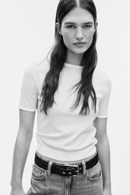 Camiseta de punto fino - H&m фото 8