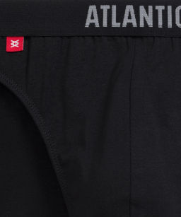 ATLANTIC 3MP-094 Трусы спорт Solid - набор 3 шт. черный + изумрудный + каберне  фото 5