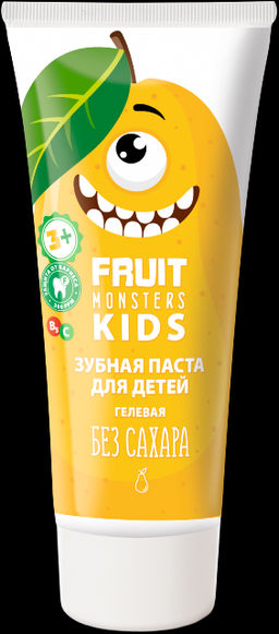 Мегамонстры "Фрутомонстры" Зубная паста детская Дюшес (60г).6 /251035/
