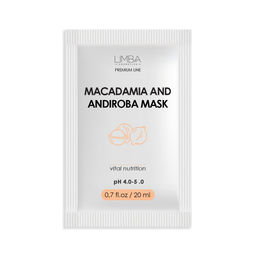Limba Cosmetics САШЕ Маска для волос Premium Line Macadamia and Andiroba mask,20мл(lmb31_20)