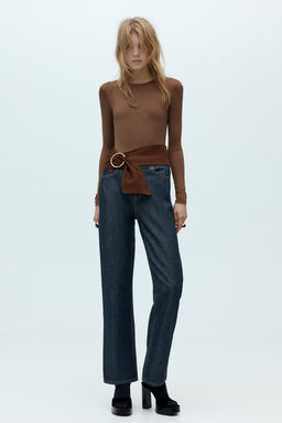 LONG SLEEVE POLYAMIDE BODYSUIT - Zara фото 4