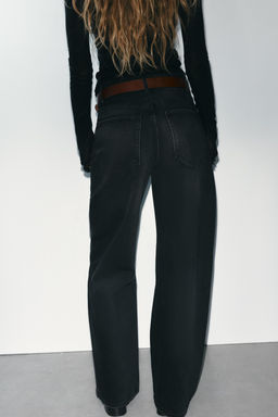 TRF EXTRA WIDE-LEG HIGH-WAIST JEANS - Zara фото 5