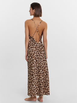 Платье женское домашнее с леопардовым принтом леопард 152649