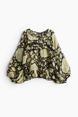 Blusa de gasa con volantes - H&m фото 5