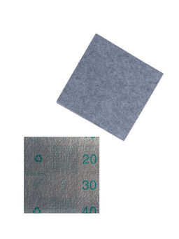 Ковролин самоклеящийся для пола и для стен, 300×300 мм, цвет светло – серый, 10 шт.