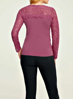 Пуловер, розовый - Ashley brooke фото 4