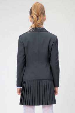 Синий школьный жакет для девочки Инфанта, модель 0701 фото 8